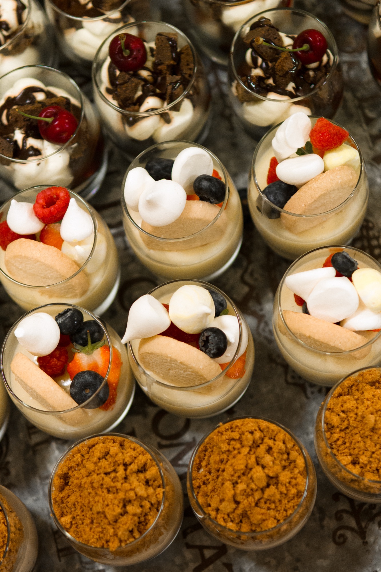 A dessert served at the wedding meal